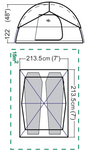 Coleman Sundome Camping Tent - 2 PAX